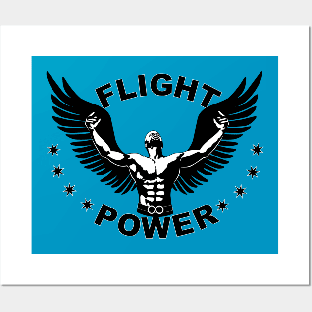 Flight Power-Strength-B Wall Art by inspiration4awakening